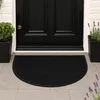 Fußmatte halbrund Tivoli 60x90 cm Schwarz – für Innen & Produktbild-Vorschau 1