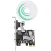 Scheda adattatore controller PCI-E da PCI Express a doppia Anteprima dell’immagine prodotto 8