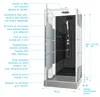 Aurlane CAB113, 900 mm, 900 mm, 2250 mm Voir les images du produit 4