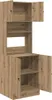 vidaXL Credenza da cucina con ripiano, 2 pezzi, rovere Anteprima dell’immagine prodotto 5