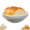 Gärkorb Set 25 cm Rund – Brot Gärkörbchen aus natürlichem Produktbild-Vorschau 3