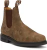 A single brown leather boot is shown against a white background. Náhľad obrázku produktu