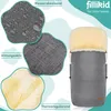 Fillikid Winterfußsack Lammfellfußsack für Kinderwagen Produktbild-Vorschau 6