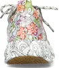The back view of a single sneaker with a floral pattern. Produktbild-Vorschau