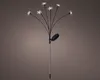Stableuchte Glühwürmchen Blumen LED Solar Stablampe Produktbild-Vorschau