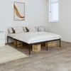Maison Exclusive - Kovový rám postele, černý, 150 x 200 cm Náhled obrázku produktu 1