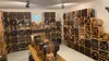 Geflammtes Holz-Weinregal 50x40x27cm, Serie X Produktbild-Vorschau 4