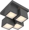 Plafonnier LED JUST LIGHT TETRIS, blanc chaud, 17 W, noir, Voir les images du produit 9