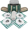 anndora Picknick grün mit Gurten Kühltasche Decke Geschirr Produktbild-Vorschau 2