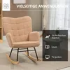 HOMCOM Schaukelstuhl Sessel Relaxsessel bis 120 kg, Produktbild-Vorschau 4