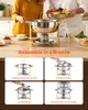 VEVOR scaldavivande per buffet con 4 contenitori pieni (4,7 Anteprima dell’immagine prodotto 8