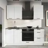Spülenunterschrank Vicco Fame-Line Weiß Landhaus/Weiß 100 Produktbild-Vorschau 7