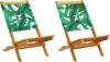 vidaXL Gartenstühle 8 Stk. Klappbar Grün Stoff und Produktbild-Vorschau 1