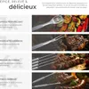 Set d'ustensiles de barbecue en acier inoxydable, 18 Voir les images du produit 3