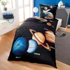 Renforcé Wende-Bettwäsche, Sonnensystem, ca. 135 x 200/ 80 Produktbild-Vorschau 9