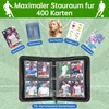 Fussball Sammelkarten Album 4 Taschen 50 Hüllen für 400 Produktbild-Vorschau 2