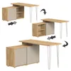 Rohový stôl Vicco Notivo Kašmír 135 x 55 cm s kartotékou, Náhľad obrázku produktu 5