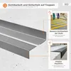 QUEST Profil schodowy PCV , 1.5m, antypoślizgowy nosek Podgląd zdjęcia produktu 2