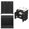 okwish Waschtischunterschrank Keramikwaschbecken Modernes Produktbild-Vorschau 9