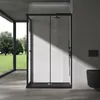 doporro Duschkabine Schiebetür Duschabtrennung 80x120cm Produktbild-Vorschau 2