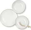 Excelsa Set de vaisselle 18 pièces Golden Porcelaine Blanc Voir les images du produit 3