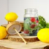 Trinkgefäß aus dickem Glas mit eleganten Streifen und Produktbild-Vorschau 4