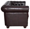 Edles Chesterfield Sofa 2 Sitzer in Kunstleder Vintage Produktbild-Vorschau 4