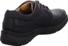 A black leather shoe is shown from the side. Anteprima dell’immagine prodotto
