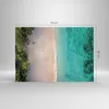 Bilder auf glas - Einteilig - Strand Tropen Rand - 70x50cm Produktbild-Vorschau 3