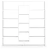 ModernHome WYJ-400 Knihovna 135,5 x 126 x 20 cm, 14 polic, Náhled obrázku produktu 5
