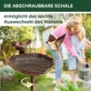 TOPANBIETER 999 Vogeltränke Blatt Vogelbad Gusseisen Produktbild-Vorschau 5
