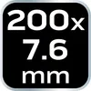 EXTREME Kabelbinder 7,6 × 200 mm, weiß, 50 Stk. Produktbild-Vorschau 11