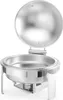 HENDI Chafing Dish dish rund, satiniert, Profi Line, 6L, Anteprima dell’immagine prodotto 4