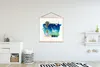 MuchoWow® Textilposter Strand - Vogel - Palme - Briefe Produktbild-Vorschau 2