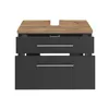 Waschbecken Unterschrank 60 cm TAREE-03 in matt grau Produktbild-Vorschau 2