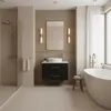 RODAN | Badezimmerschränk - 80 cm - Schwarz Matt - Produktbild-Vorschau 8