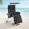 Chaise longue pliable CLOUD II avec pare-soleil - noir, par Voir les images du produit 9