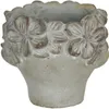 Pot de fleurs 16x15x13 cm gris 6TE0314 Produktbild-Vorschau 3