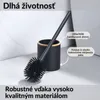 DEKAZIA® Toaletna Kefka Cierna Bambus Silikon – WC Kefka s Náhľad obrázku produktu 4