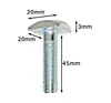 4 matice T-drážky M6x40mm Adaptér T-drážky střešního nosiče Náhled obrázku produktu 2