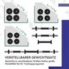 SPORTNOW 2-in-1 Hantel Set, 20 kg verstellbar Dumbbell Set Produktbild-Vorschau 5