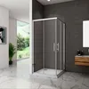 Duschspa Duschkabinen 80x80x185cm Schiebetür Eckeinstieg Produktbild-Vorschau 1