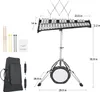 SucceBuy xilofono glockenspiel con 32 note, mazzuoli, Anteprima dell’immagine prodotto 8