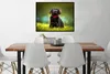 MuchoWow® Gerahmtes Poster Ein schwarzer Labrador Retriever Produktbild-Vorschau 2