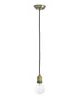 Appeso d'oro vecchio stile 1 lampadina Anteprima dell’immagine prodotto 1