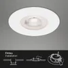 Briloner, juego de 3 focos empotrables LED Kulana, color Vista previa de la imagen del producto 6