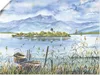 ARTland Poster Seeblick Herreninsel Größe: 80x60 cm Produktbild-Vorschau 1