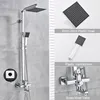 Uhlový sprchový systém s dažďovou hlavicou 20*20 cm, Náhľad obrázku produktu 1