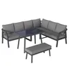 Merax Gartenmöbel-Set für 8 Personen, Garten-Essgruppe mit Produktbild-Vorschau 13