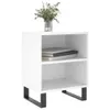 vidaXL Nachttische 2 Stk. Hochglanz-Weiß 40x30x50 cm Produktbild-Vorschau 4